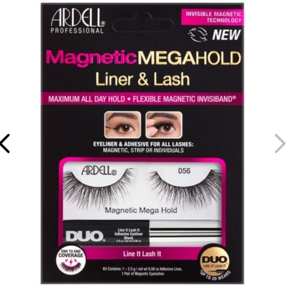NIB $22 4Pcs Ardell Magnetic Mega Hold Eyelashes and Duo Eyelash Glue - Picture 2 of 6